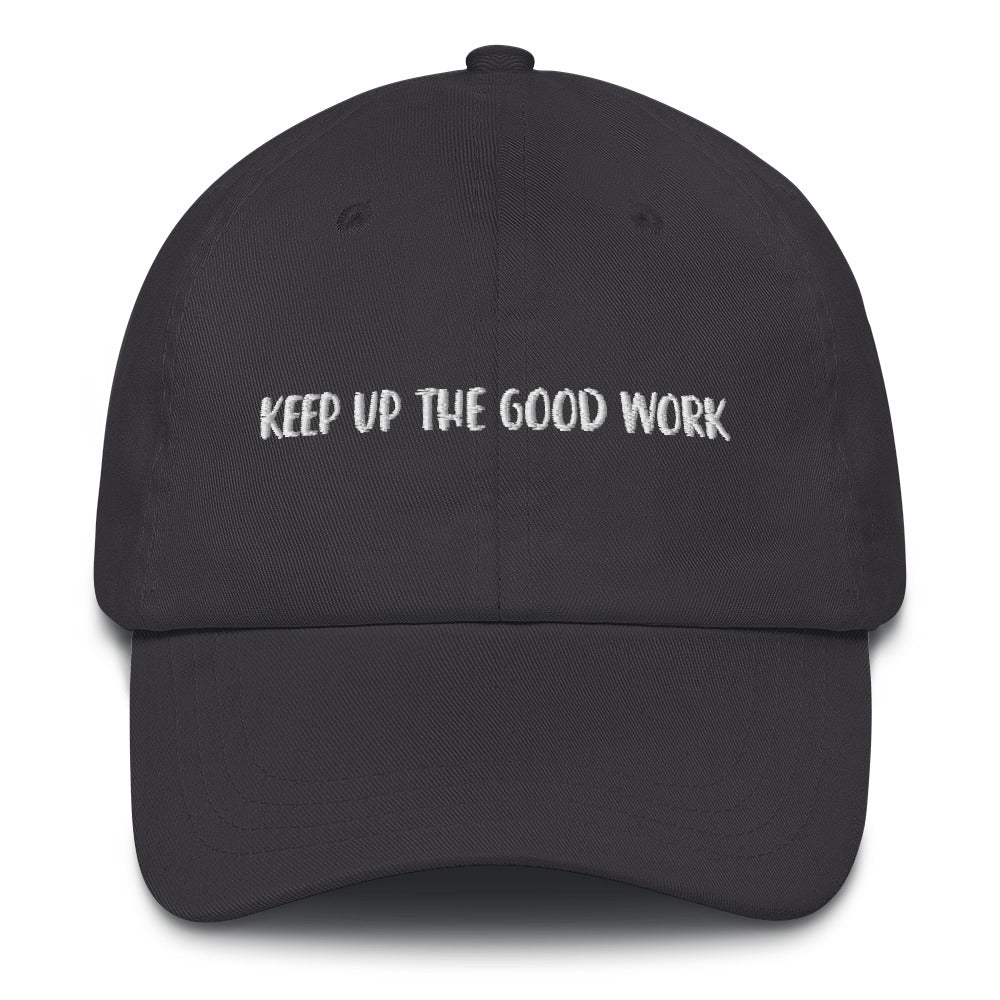 Keep up the good work stock market merch shirt hat andrea angiolillo tik tok partial owner