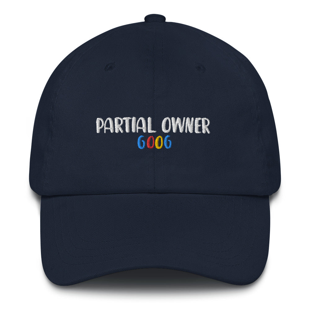 google goog stock market meme finance investing hat shirt partial owner memes 