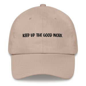 Keep up the good work stock market merch shirt hat andrea angiolillo tik tok partial owner