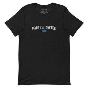 Partial Owner Paypal PYPL stock market finance shirt hat merch partial owner comedy andrea angiolillo merch site 