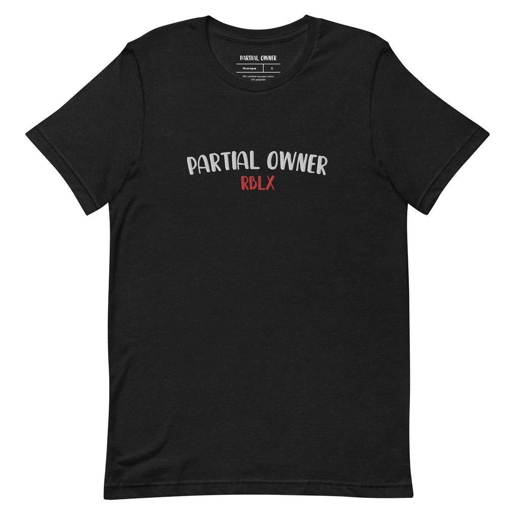 RBLX Roblox Partial Owner stock market finance shirt hat merch partial owner comedy andrea angiolillo merch site 